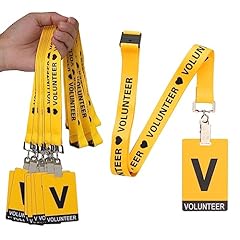 25pcs volunteer lanyard for sale  Delivered anywhere in UK