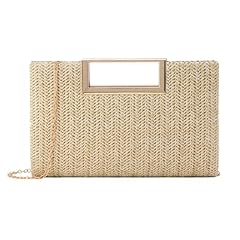 Eveout straw clutch for sale  Delivered anywhere in UK