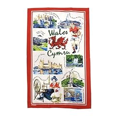 Wales tea towel for sale  Delivered anywhere in UK
