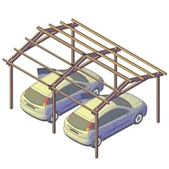 Pergola carport legno usato  Spedito ovunque in Italia 
