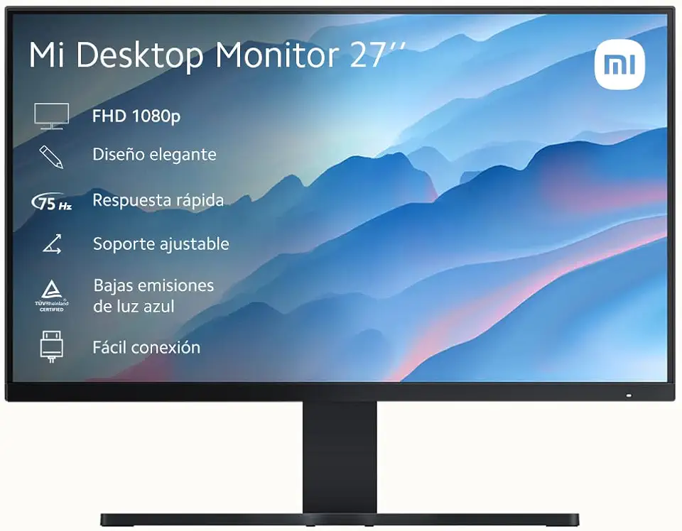 Gebruikt, Xiaomi,Mi Desktop Monitor 27" EU 32150,Zwart tweedehands  