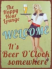 Welcome beer clock for sale  Delivered anywhere in UK