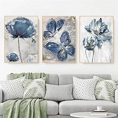 Dreiteiliges blumen poster gebraucht kaufen  Wird an jeden Ort in Deutschland