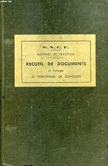 Recueil documents usage d'occasion  Livré partout en France