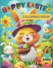 Happy easter coloring for sale  Delivered anywhere in UK
