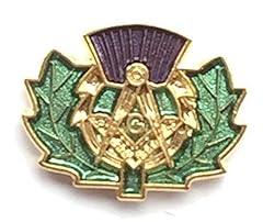 Masonic scottish thistle for sale  Delivered anywhere in UK
