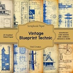 Vintage blueprint technic usato  Spedito ovunque in Italia 
