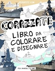Corazzate libro colorare usato  Spedito ovunque in Italia 