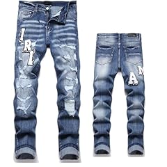 Jeans strappati uomo usato  Spedito ovunque in Italia 