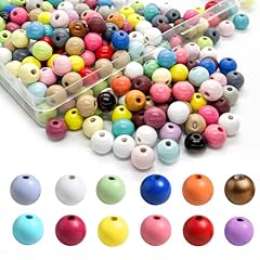 300pcs perlenfarbene holzperle gebraucht kaufen  Wird an jeden Ort in Deutschland