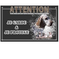 Plaque attention chien d'occasion  Livré partout en France
