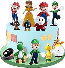 Mario cake topper usato  Spedito ovunque in Italia 