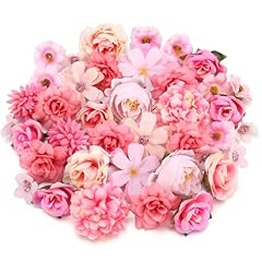 40pcs artificial flowers for sale  Delivered anywhere in UK