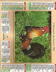 Almanach calendrier 1992 d'occasion  Livré partout en France