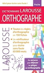 larousse orthographe d'occasion larousse orthographe d'occasion Livré partout en France