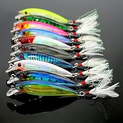 10pcs minnow fishing for sale  Delivered anywhere in USA 