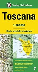 Toscana 200.000. carta usato  Spedito ovunque in Italia 