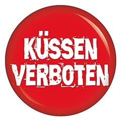 Button küssen verboten gebraucht kaufen  Wird an jeden Ort in Deutschland