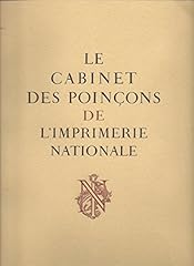 Cabinet poinçons imprimerie d'occasion  Livré partout en Belgiqu