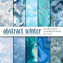 Abstract winter scrapbook for sale  Delivered anywhere in UK