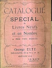 Catalogue librairie george d'occasion  Livré partout en France