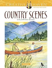 Creative Haven Country Scenes Coloring Book for sale  Delivered anywhere in Canada