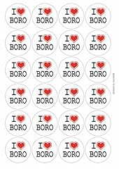 Heart love boro for sale  Delivered anywhere in UK