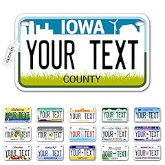 Inkmyplate personalized iowa for sale  Delivered anywhere in USA 