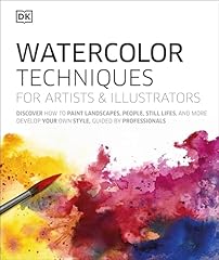 Watercolor techniques artists for sale  Delivered anywhere in USA 