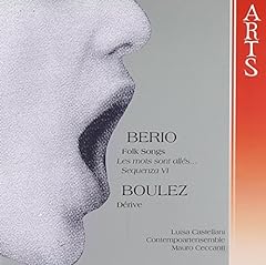 Berio folk songs usato  Spedito ovunque in Italia 