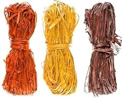 Fall raffia orange for sale  Delivered anywhere in USA 