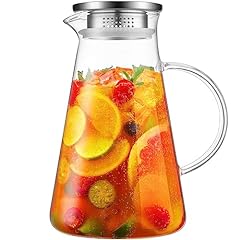 Liter glass pitcher for sale  Delivered anywhere in USA 