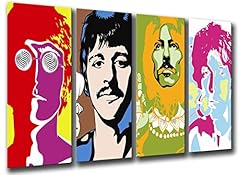 Quadro legno beatles usato  Spedito ovunque in Italia 