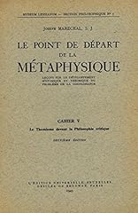 Point depart metaphysique. d'occasion  Livré partout en France