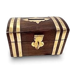 Wooden treasure chest for sale  Delivered anywhere in UK