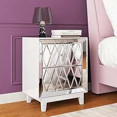 Blingworld nightstand mirrored for sale  Delivered anywhere in USA 