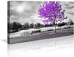 Canvas Wall Art for Bedroom Black and Purple Maple for sale  Delivered anywhere in Canada