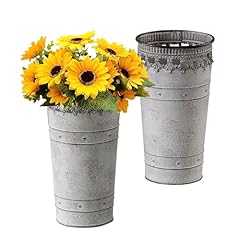 Sofe galvanized flower for sale  Delivered anywhere in USA 