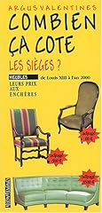 Cote sièges meubles d'occasion  Livré partout en Belgiqu