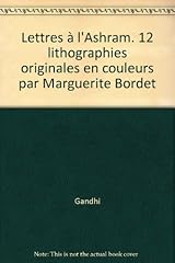 Lettres ashram. lithographies d'occasion  Livré partout en France