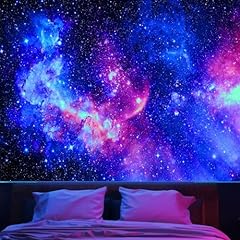 Blacklight galaxy tapestry for sale  Delivered anywhere in USA 