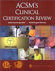 Acsm clinical certification for sale  Delivered anywhere in USA 