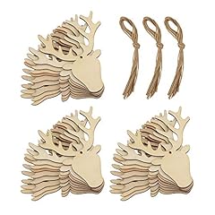 Pcs wooden deer for sale  Delivered anywhere in UK