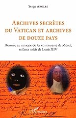 Archives secrètes vatican d'occasion  Livré partout en France