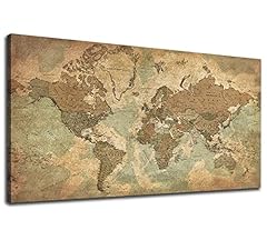 Lueaxrg vintage map for sale  Delivered anywhere in USA 