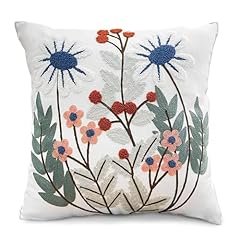 Embroidered cushion covers for sale  Delivered anywhere in UK