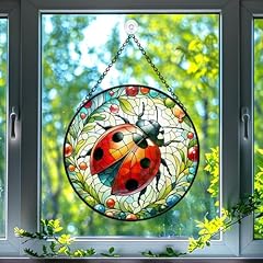 Stained glass ladybug for sale  Delivered anywhere in USA 