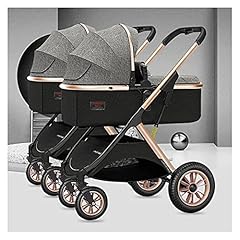 Gray double stroller for sale  Delivered anywhere in UK