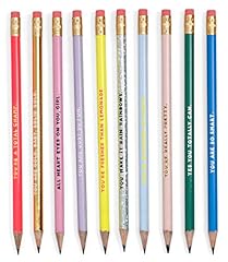 Used, ban.do Write On Colorful Pencil Set of 10, Pre-Sharpened for sale  Delivered anywhere in USA 