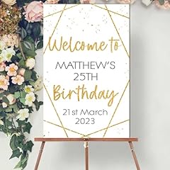 Personalised birthday welcome for sale  Delivered anywhere in UK